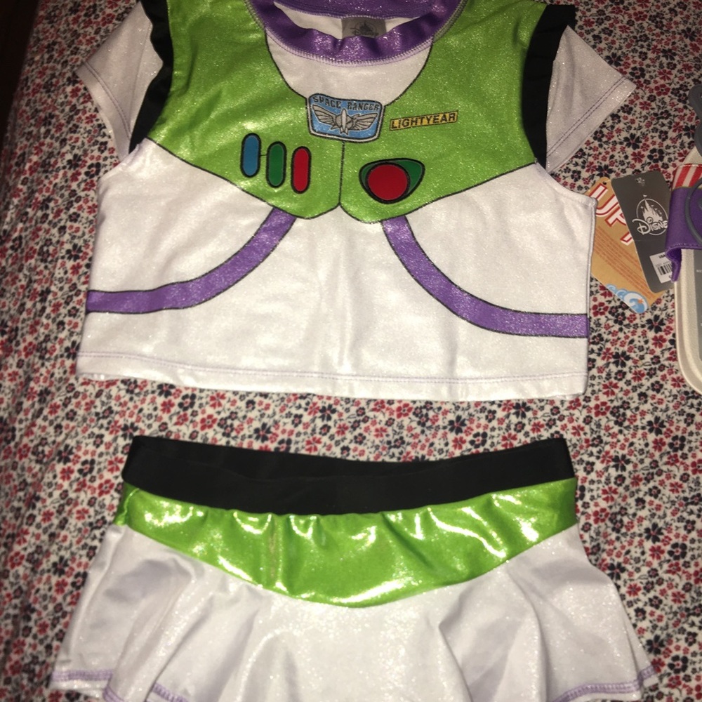 Disney Pixar Buzz Lightyear Costume swimsuit for girls